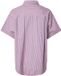 PIECES - PCEMMY SS LOOSE SHIRT WVN D2D - Dames - Blouses - Fuchsia Pink - Gestreept - Loose Fit - Korte mouw - XS