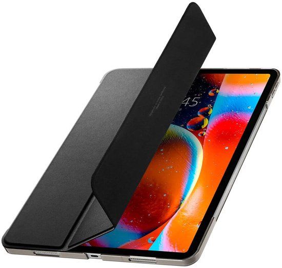 Spigen Smart Fold Hoes Book Case Geschikt voor iPad Pro 13 (2024/2025) - Tri-Fold Hoes - Hoes met Sleep/Wake Functie - Zwart