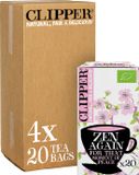 Clipper Biologische Thee Zen Again Citroengras & Eucalyptus 4 x 20 theezakjes