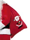 Smiffys Kerstman Sack Rood Fleece
