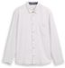 Tom Tailor - Regular fit overhemd met borstzak - Maat XXL - chalk grey white structure
