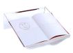 Ergonomische Playlearn Ergonomische bureauonderlegger van transparant acryl, extra breed voor een betere lichaamshouding bij het schrijven, 20 graden hoek, antislip met penhouder