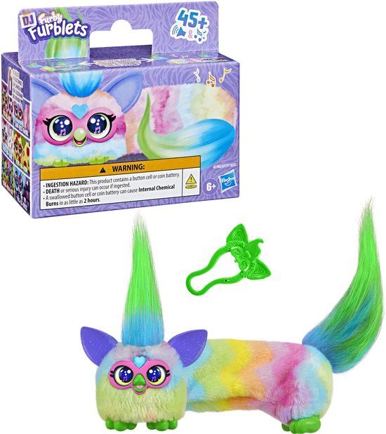Furby Hasbro Furby Furblets Dj Can-dee-swirl Knuffelbeer Veelkleurig