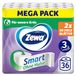 Zewa Smart toiletpapier zonder hoes, grote verpakking met 36 rollen (9 x 4 x 300 vellen)
