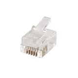 econ connect MPL66 kabel-connector RJ12 Transparant