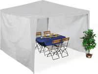 Merkloos Relaxdays zijwanden partytent