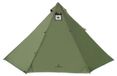 Tipi - Tente pour 3 personnes - Ripstop - 3,2 m de diamètre - Avec raccordement de poêle - Pour randonnée et camping