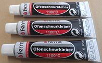 Afdichtlijnlijm Fermit Afdichtlijnlijm kachellijm hoge temperatuur lijm afdichting 1100 °C (3 tubes 17 ml)