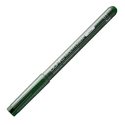 Toy Zany Copic Multiliner 0.1 Olive Marker - 0499991438808