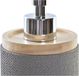 Item International Zeeppompje/dispenser - 2x - Grijs - Polystone - 8 x 18 cm