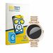 BROTECT Screenprotector 6 pièces pour fitonyo Smartwatch 1.32" Verre de protection transparent