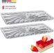 Westmark 2 Stol- en taartborden, breukbestendig, glaslook, kunststof, transparant