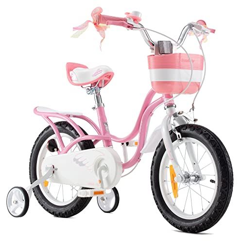 Royalbaby Little Swan Kinderfiets - 12 Inch - Roze - 2022 Model