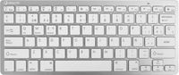 Silver HT Colors Edition - Blanco Spanish Qwerty Silver Draadloos Toetsenbord