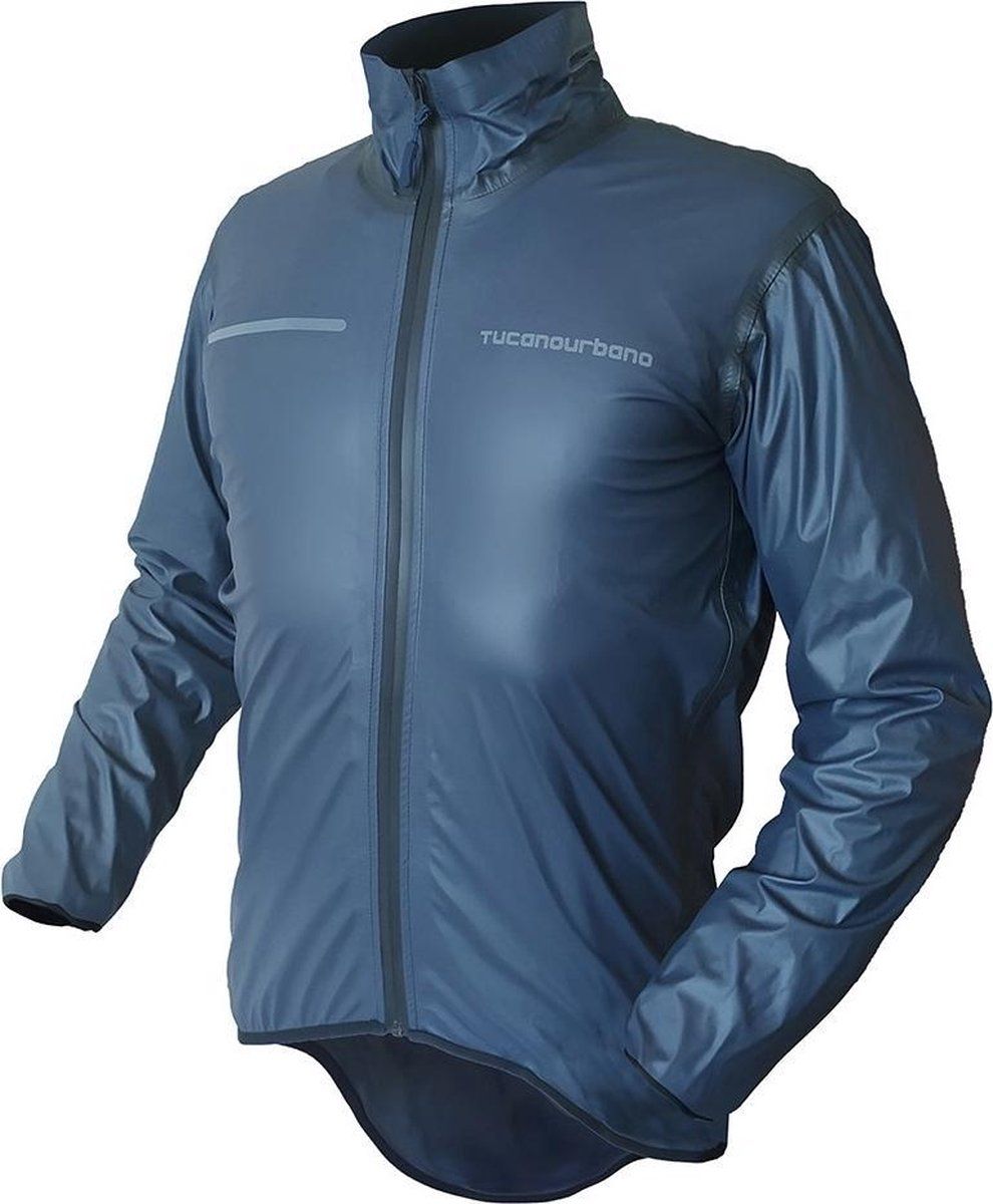 Tucano Urbano Hydrostretch Regenjas Heren Polyester Blauw - 8026492137675