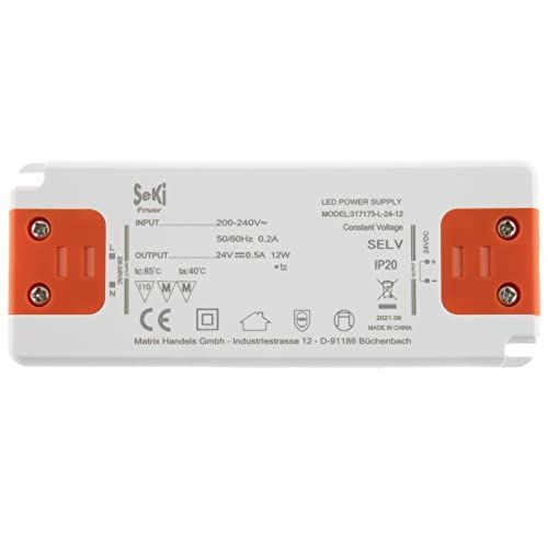 Seki LED-voeding L-12-24 - 24V - 0,5A - 12W