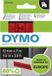 DYMO D1 Standard Labels - Black on Red - 12mm x 7m - S0720570