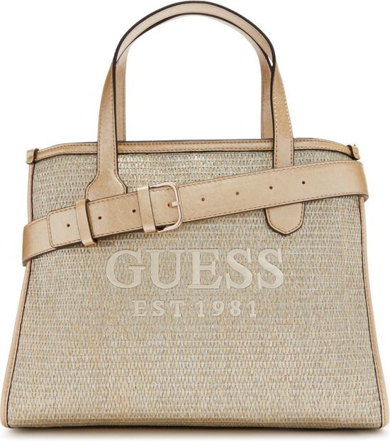 Guess Silvana 2 Compartment dames handtas - Goud - Maat Geen