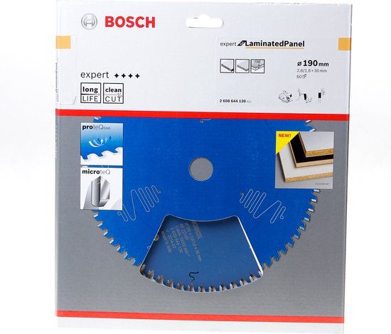 Bosch Cirkelzaagblad expert for Wood 190mm 56T