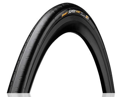 Continental Super Sport Plus - Vouwband - 23-622 / 700 x 23 - zwart