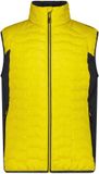 CMP Mouwloos donsjack PrimaLoft Black Thermoplume Goudgroen Heren 3XL