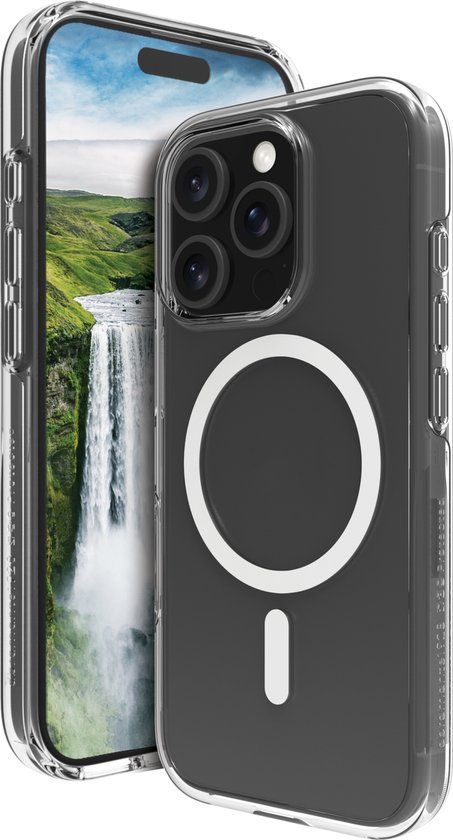 Dbramante1928 Iceland Ultra D3O Mag Hoesje voor iPhone 16 Pro - Transparant