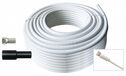 Sky Vision K1196 coax-kabel 10 m F Wit