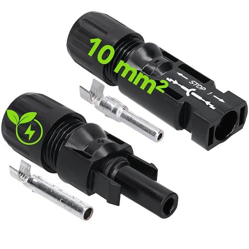 MC4 Stäubli MC4 Connector 10 mm2 PV-KST4/10II & PV-KBT4/10II Zonnepanelen Set