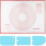 Merkloos Allecto - Baking Mat - Silicone Bakmat - Herbruikbaar en Antikleef - 70 x 50 cm - Ideaal voor Bakken en Koken - Geschikt voor Alle Keukenactiviteiten
