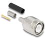 Delock fiche TNC pour sertissage LMR 200 avec gaine thermorétractable assortie