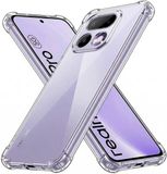 Techsuit Hoesje geschikt voor Realme 16 Pro - Shockproof Silicone Back Cover - Transparant