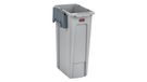 Rubbermaid 2007913 Poubelle - Gris - Plastique - Rectangulaire