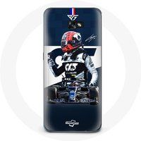 Maniacase Hoesje voor Samsung Galaxy A5 2017 Formule 1 Max Verstappen F1 Driver Blauw
