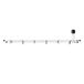 SLV 3x 2-delige lampenset Cosmic-lamp, zwart, 1000 x 18,5 x 4,7 cm, 1001654