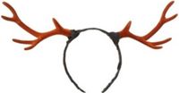 Bellatio Decorations Kerst diadeem/haarband rendier gewei 35 cm