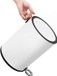 Bol Style Moderne Poudre à revêtement doux avec seau à pédale dense en plastique à l'intérieur ABS couvercle (Acier Rond 6L)