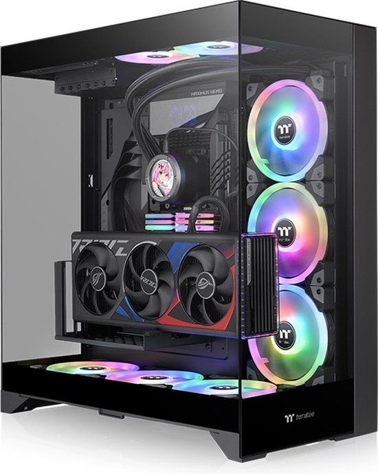 Thermaltake CTE E550 TG Midi Tower Zwart - PC Behuizing