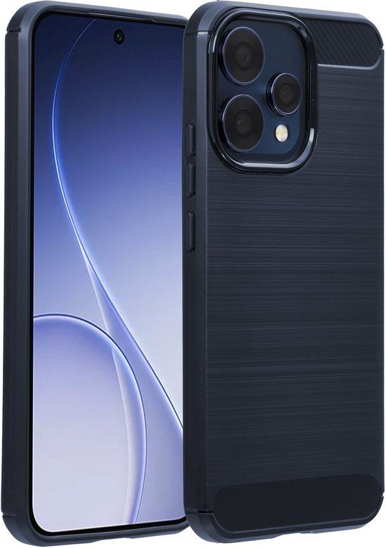 imoshion Brushed Backcover voor de Oppo Reno15 F (5G) - Donkerblauw