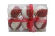 Nataluna L. DEC.50 wit/rood ballen 7 cm 6 stuks