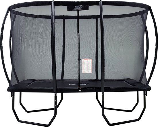 Senz Sports J5000 Premium Trampoline - 214 x 305 cm - Rectangle - With Safety Net