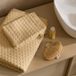 NOUS Living Serviettes de toilette jaunes en coton 20x15 cm (lot de 2)