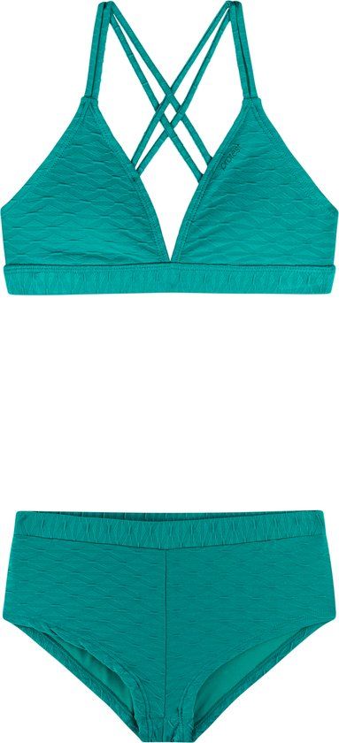 Protest PRTYolanda JR Bikini Set Meisjes Peacock Green Effen 128
