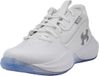 Under Armour Lockdown 7 Chaussures de basket-ball Sneaker Unisexe 3028512 103 Blanc