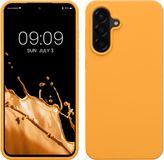 kwmobile Samsung Galaxy A56 5G hoesje met siliconen coating - Fruitig Oranje