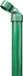 GAH-Alberts Alberts 623012 Beugel | verzinkt, groen geplastificeerd | lengte 1150 mm | beugel-Ø 34 mm | klem-Ø 34 mm