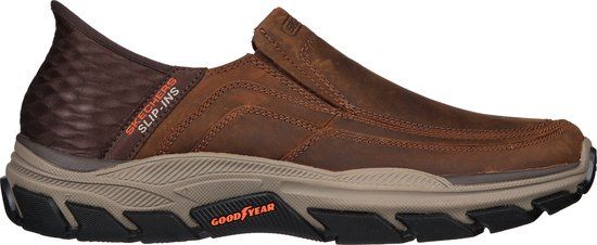 Skechers Respected - Elgin Heren Instappers Bruin