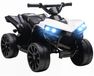 Voiture électrique pour enfants - Voiture de conduite pour enfants - 6 volts - Avec musique - Phares LED - 4 roues - Adapté aux enfants de 37 à 72 mois - Blanc