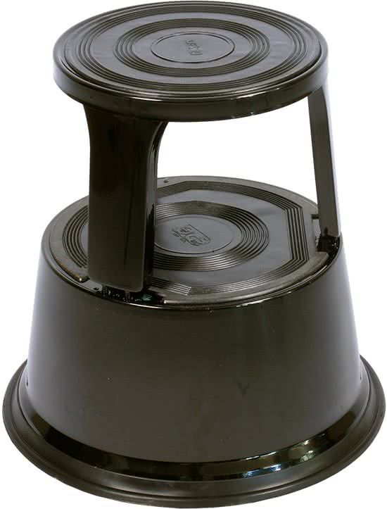 DESQ opstapkruk - Zwart - Metaal - Hoogte 42.6 cm