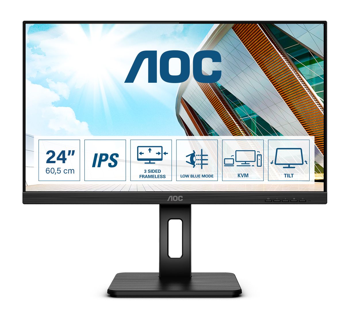 AOC 24P2C - 23.8" Full HD IPS Monitor - 75Hz - USB-C