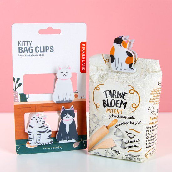 Kikkerland Kittty Bag Clips
